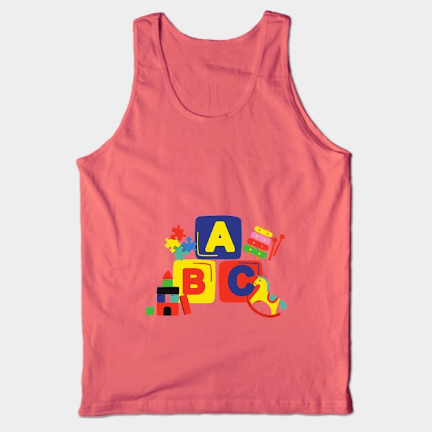 ABC Tank Top by TRIAL STORE